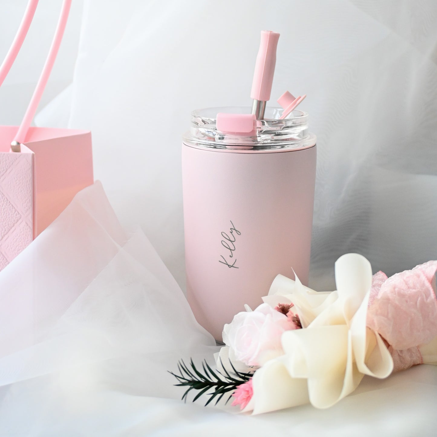 Personalised For Her Gift Set - Pink Floral Singapore