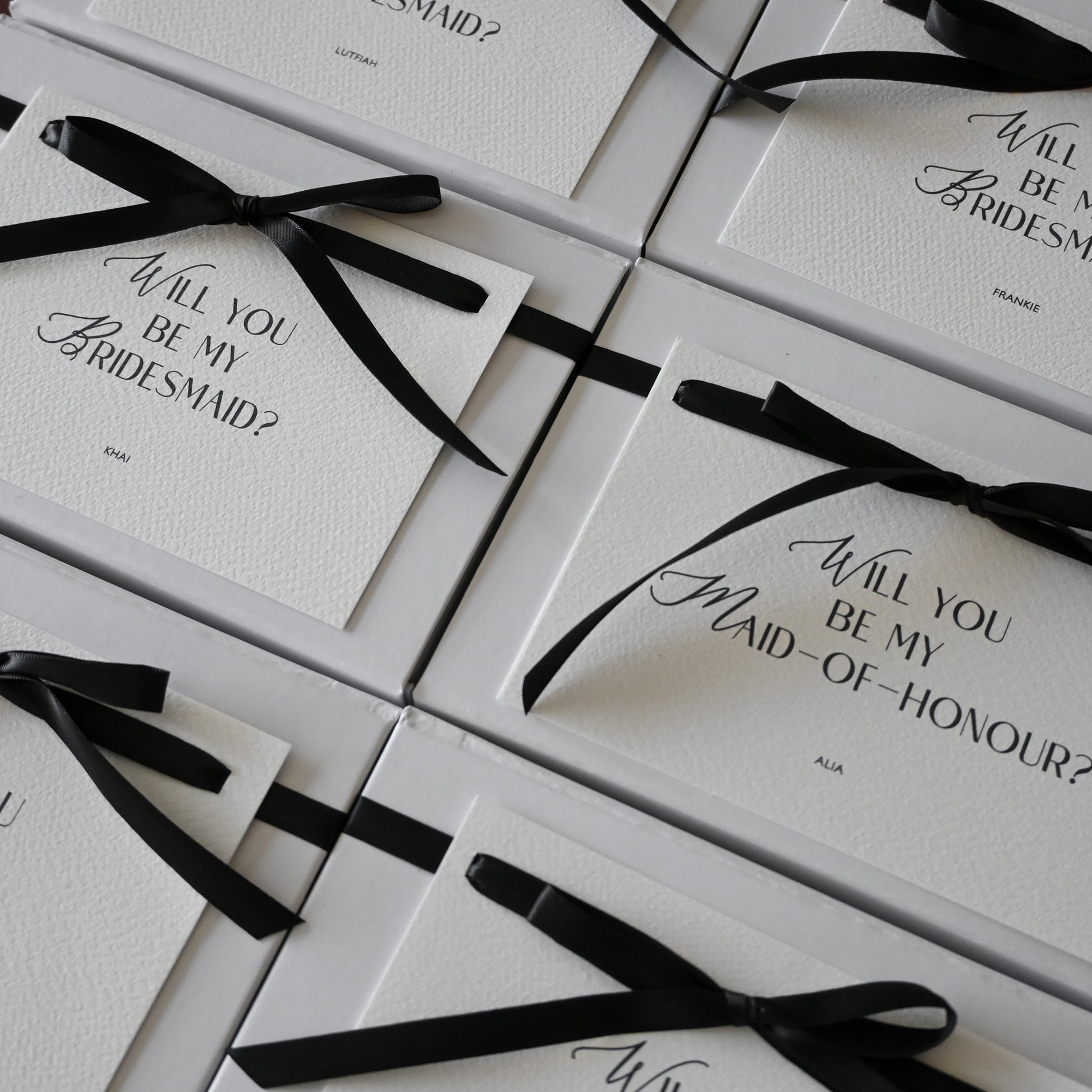 Personalised Bridesmaids Gift Set - Knot of Grace Singapore