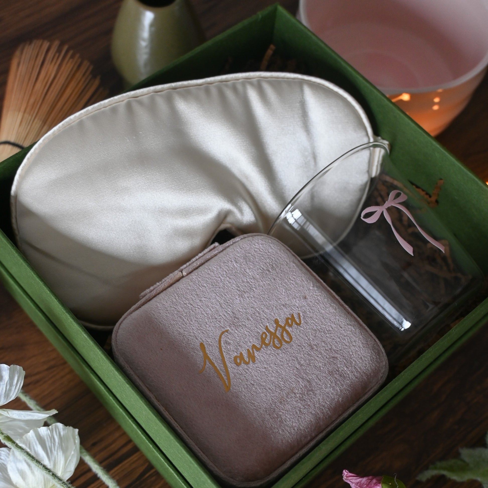 Personalised Bridesmaids Gift Set – Spring Petal Singapore
