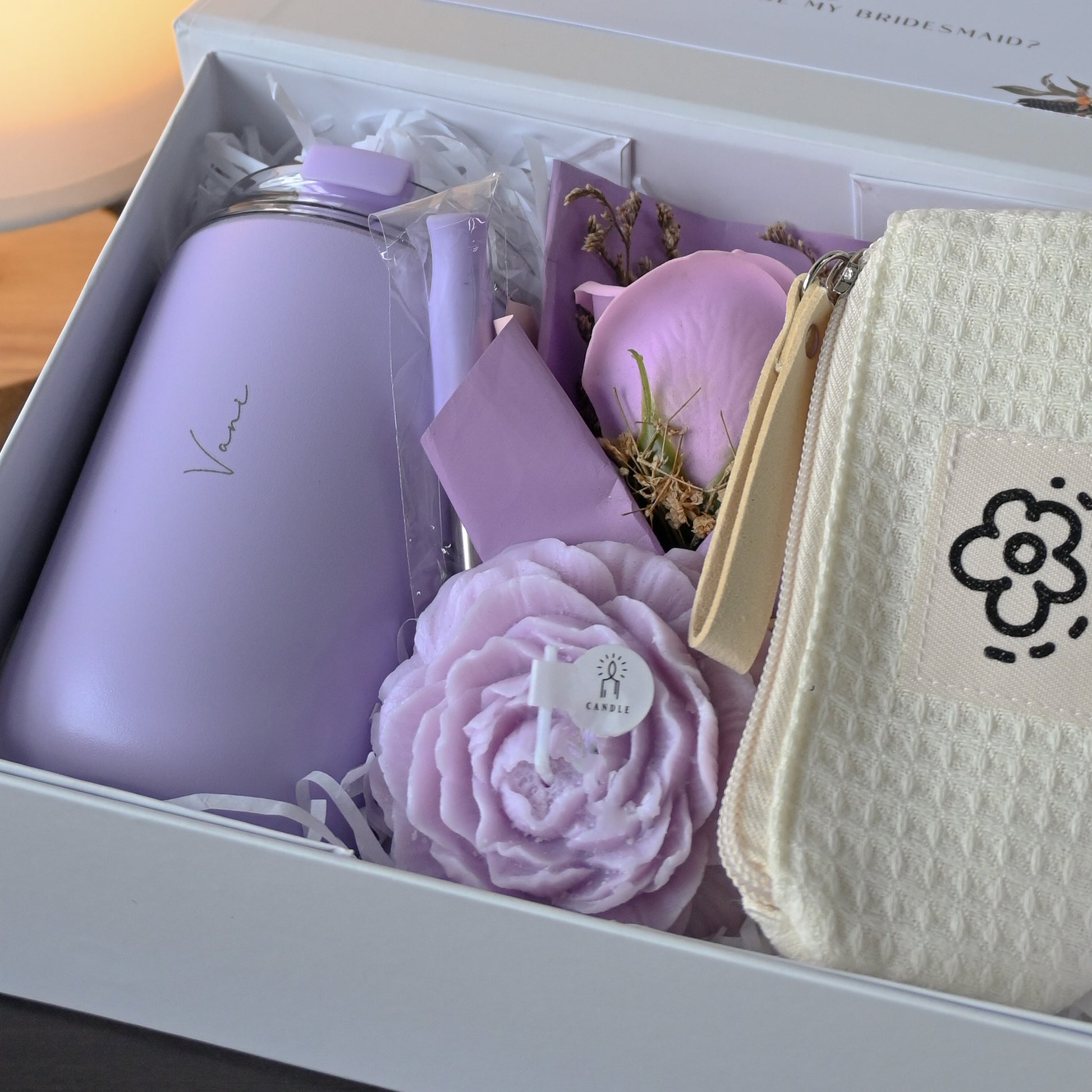 Personalised Bridesmaids Gift Set - Sweet Lilac Singapore