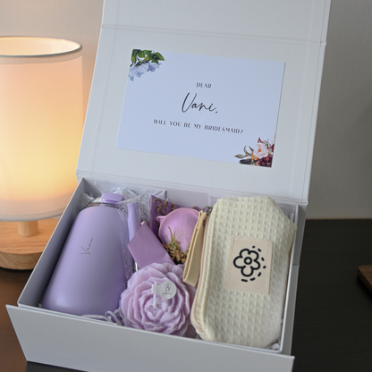 Personalised Bridesmaids Gift Set - Sweet Lilac Singapore