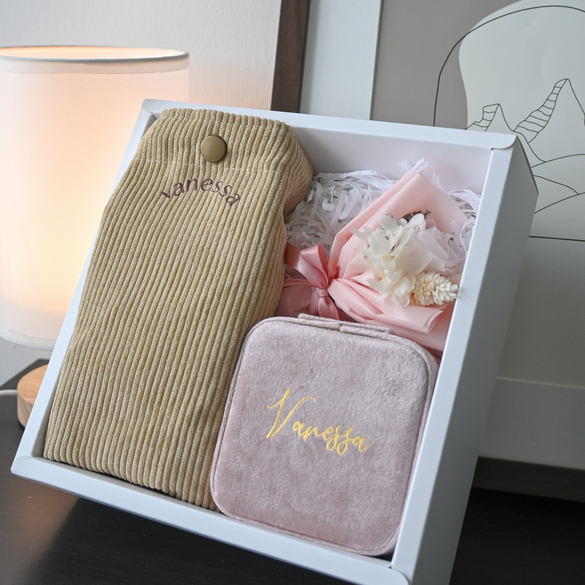 Personalised For Her Gift Set - Spring Bloom in Pink Singapore 