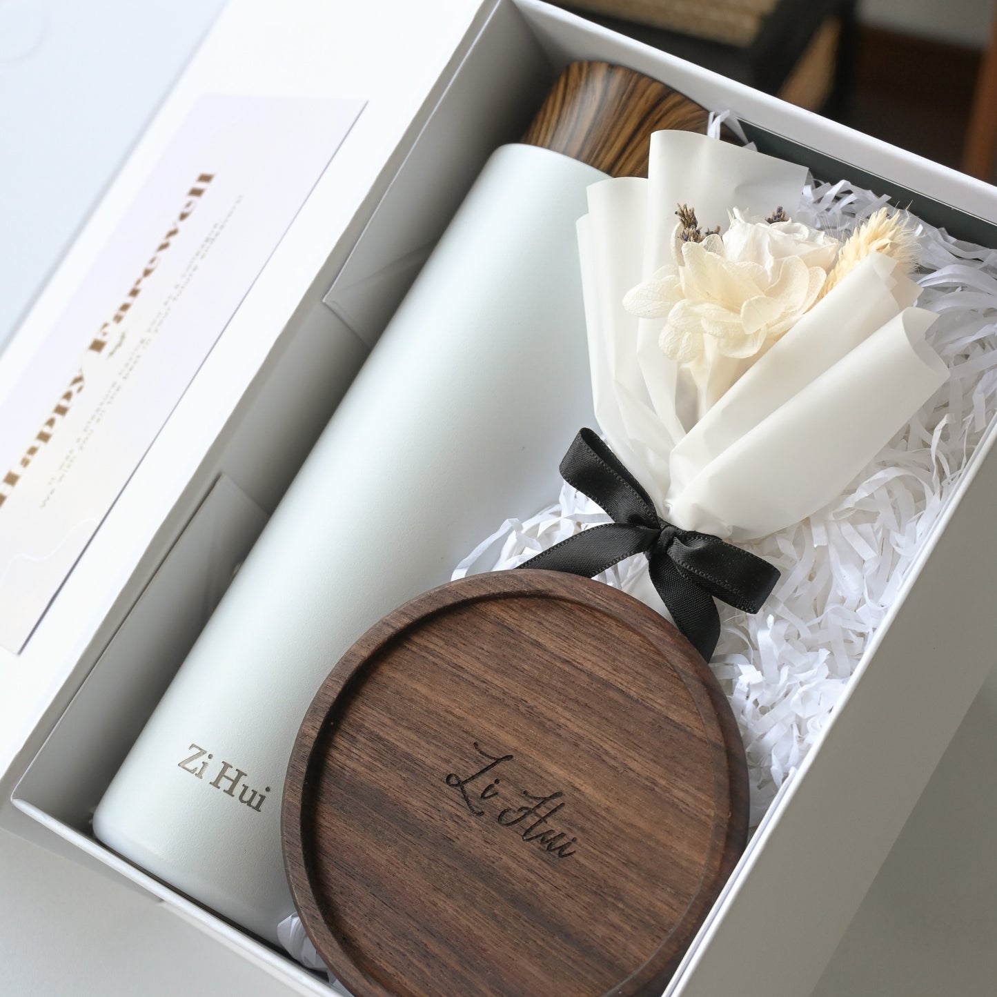 Personalised Classic Gift Set II with Thermos & Coaster Singapore