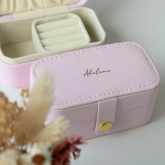 Personalised Jewellery Organiser (Mini) - Pink