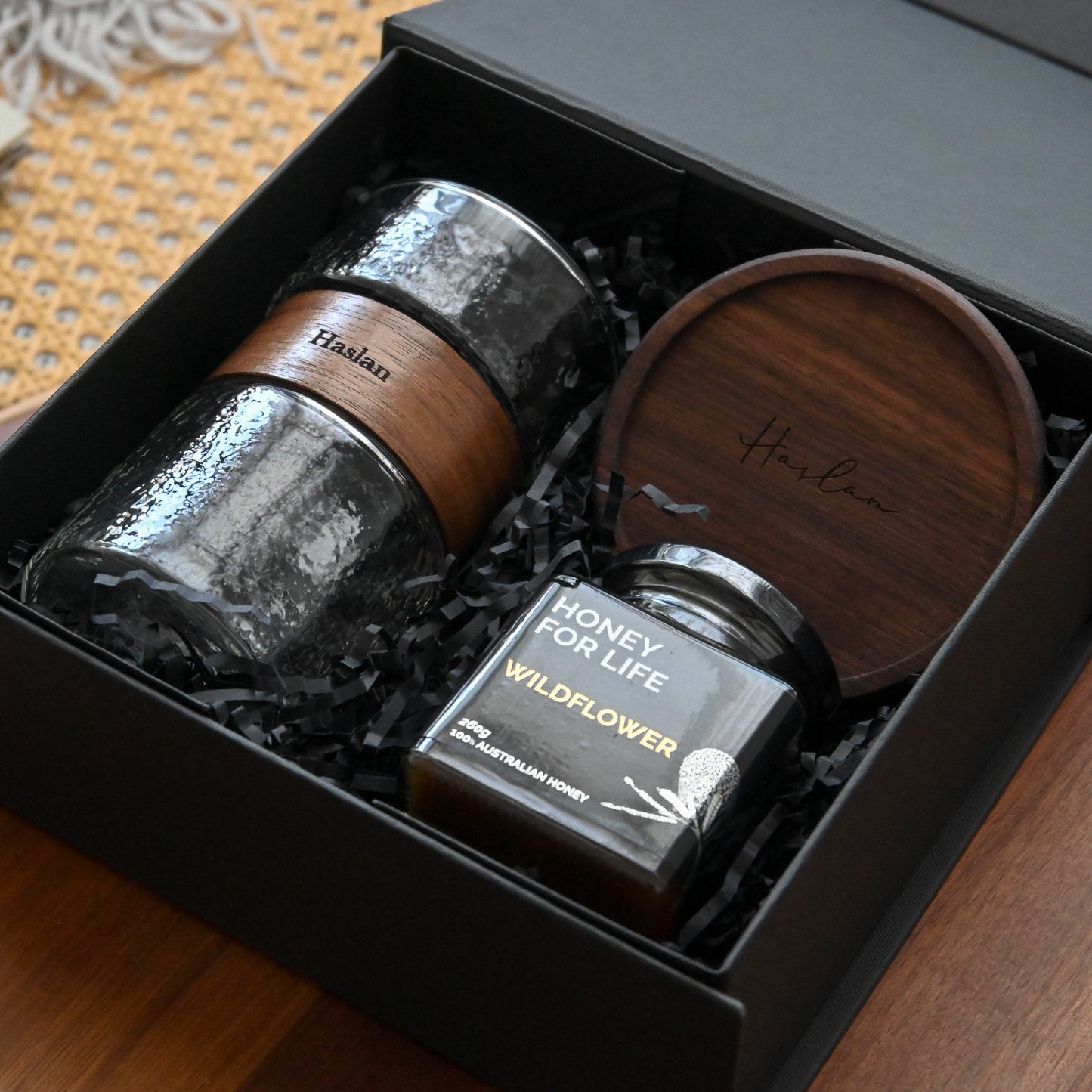 Personalised Walnut Honey Gift Set I Singapore