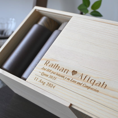 Personalised Housewarming/Wedding Couple Gift Set - Run Wild in Love