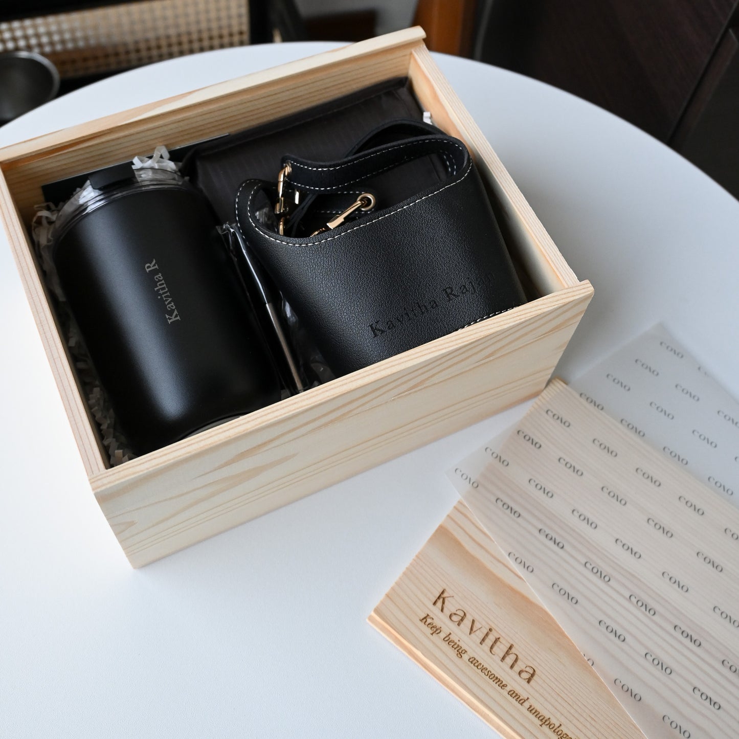 Personalised Sustainable Coffee Essentials Gift Set Singapore