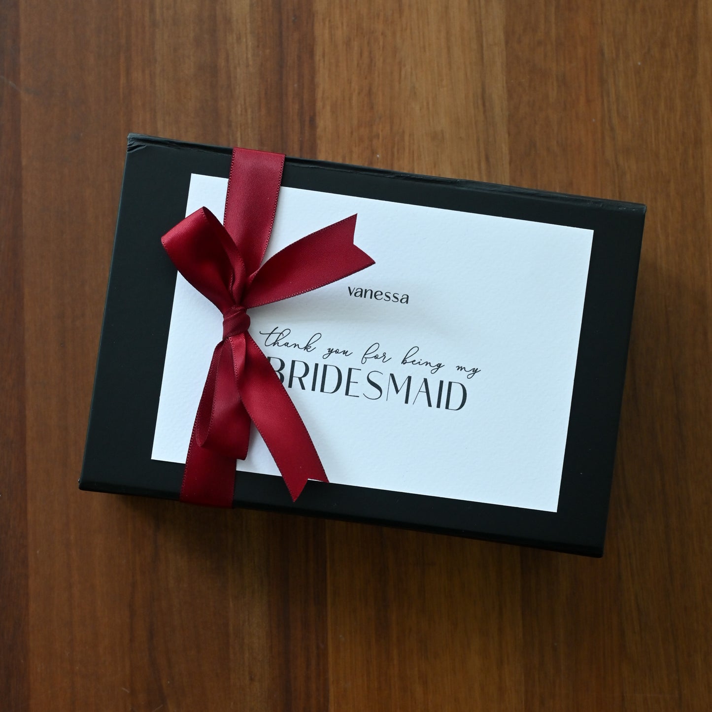 Personalised Bridesmaids Gift Set - Midnight Rosé Singapore