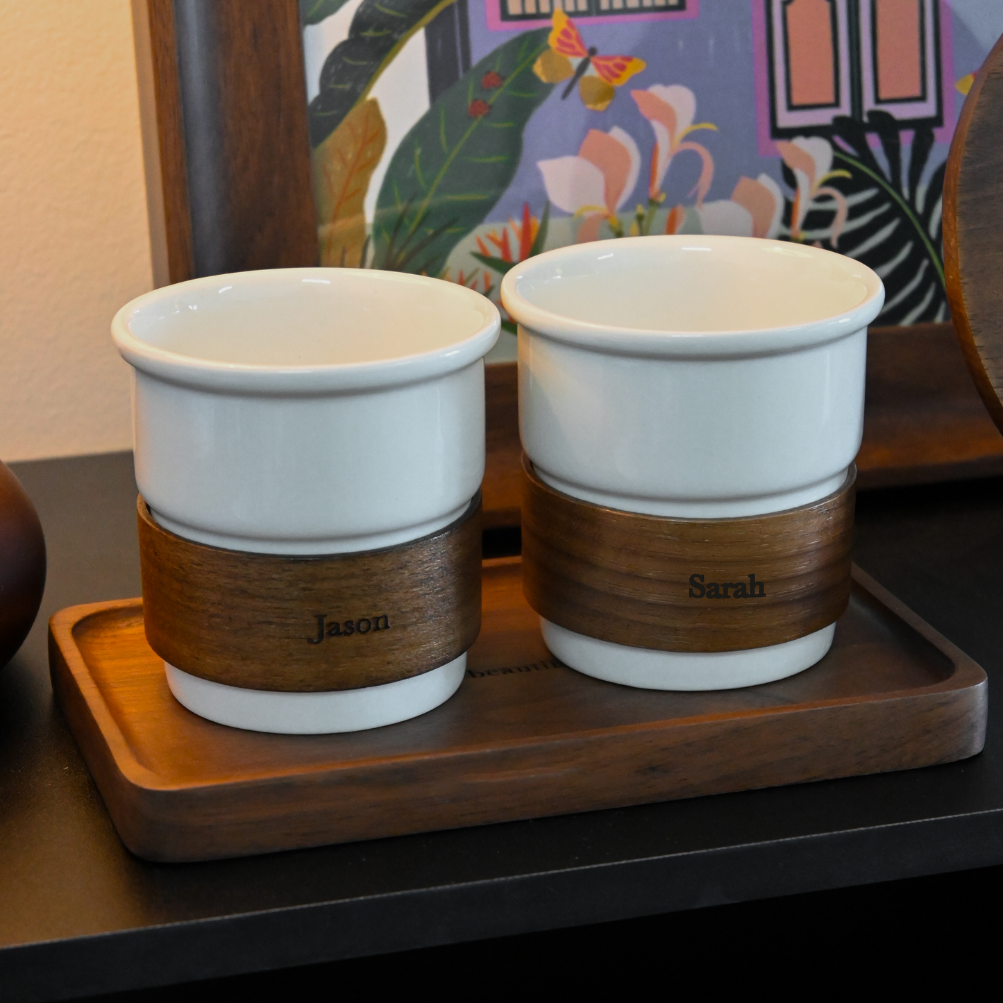 Personalised Housewarming Gift Set - The Walnut Tranquility Singapore
