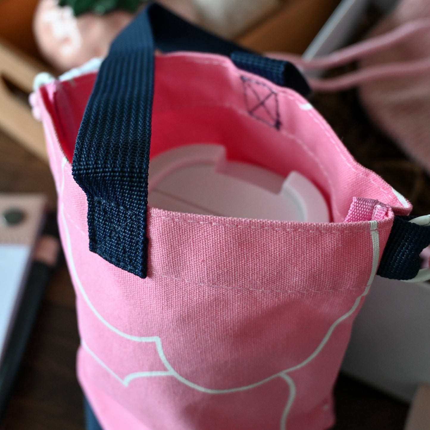 Personalised Water Bottle Holder (Pink/Blue/Lilac)