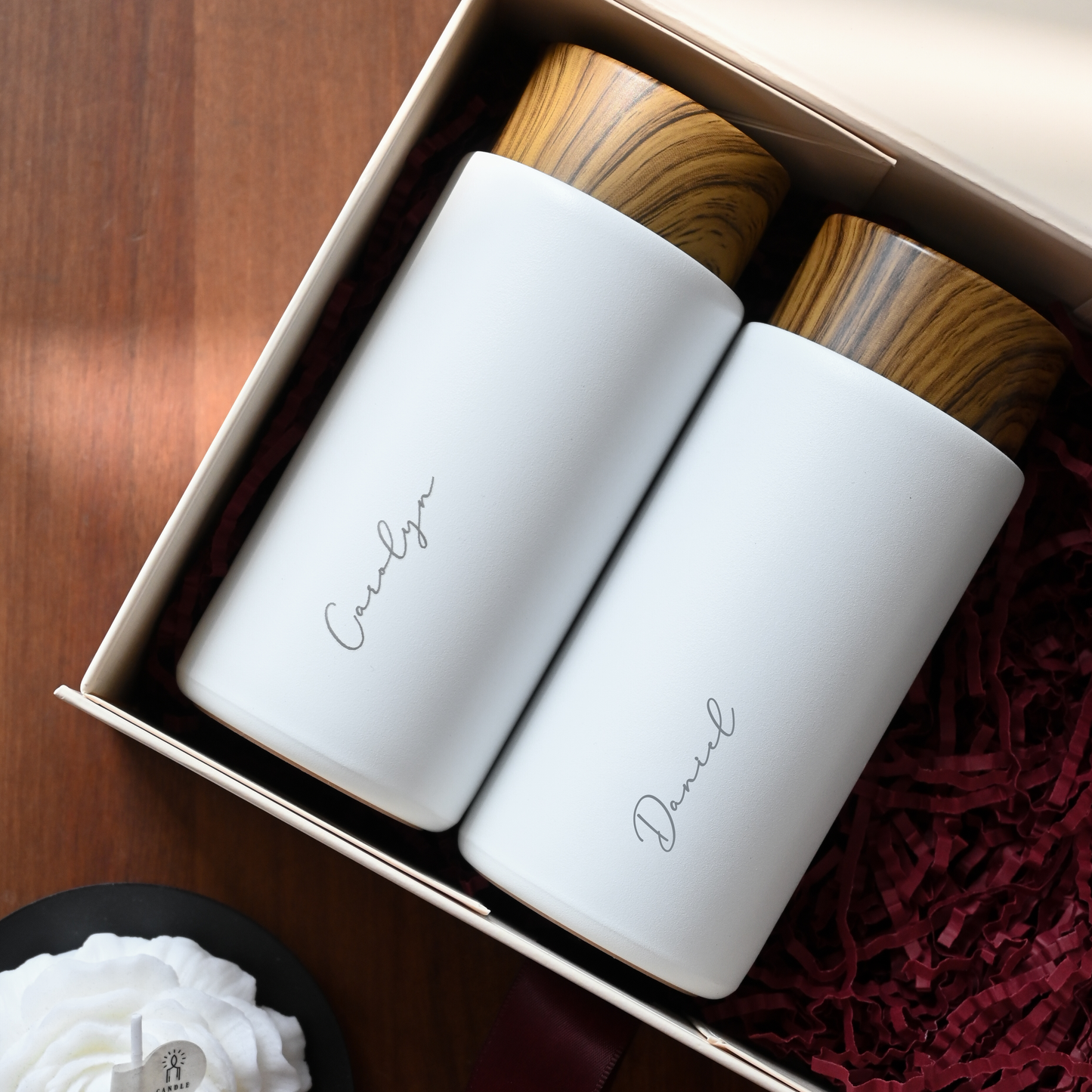 Personalised Couple Gift Set - Love & Warmth Singapore