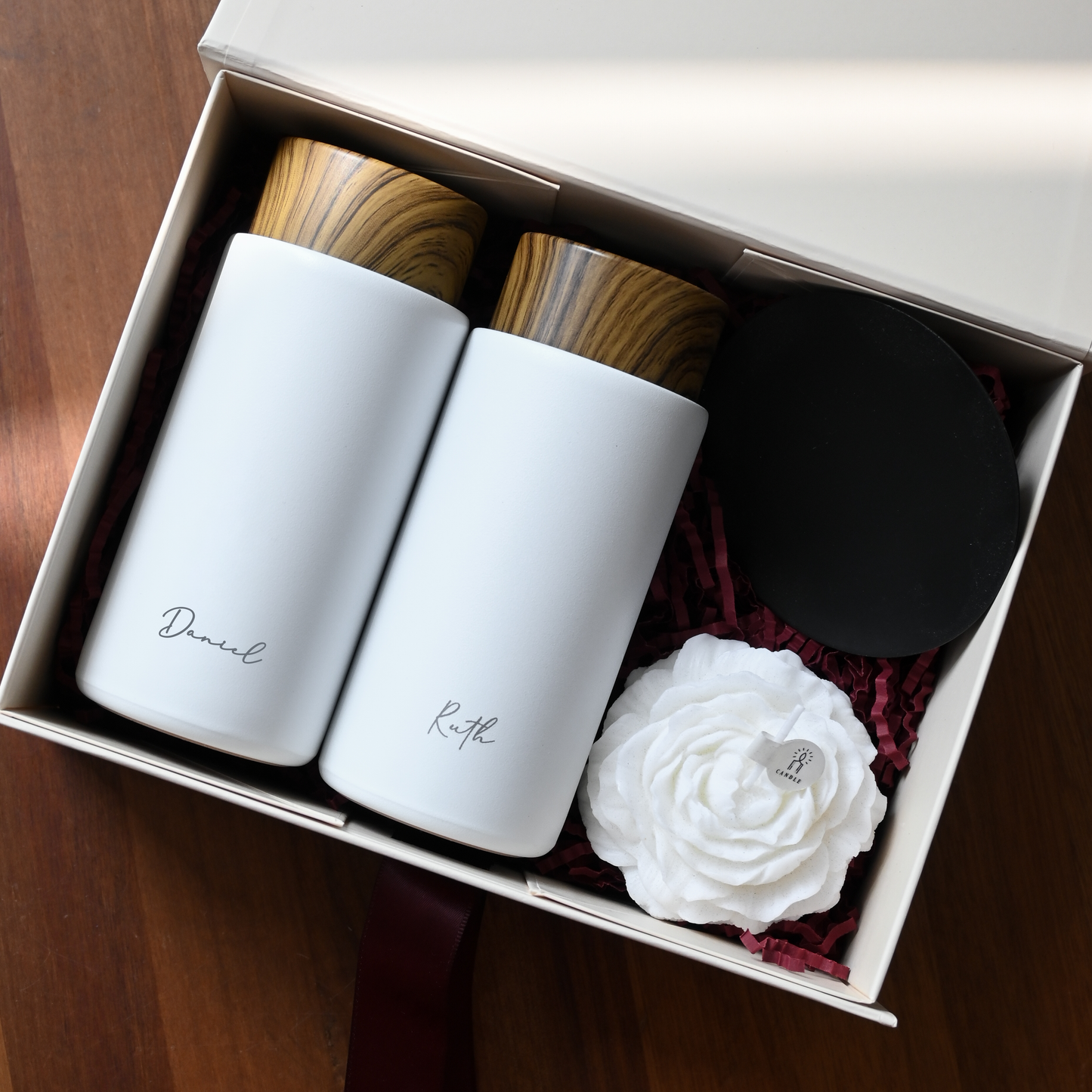 Personalised Couple Gift Set - Love & Warmth Singapore