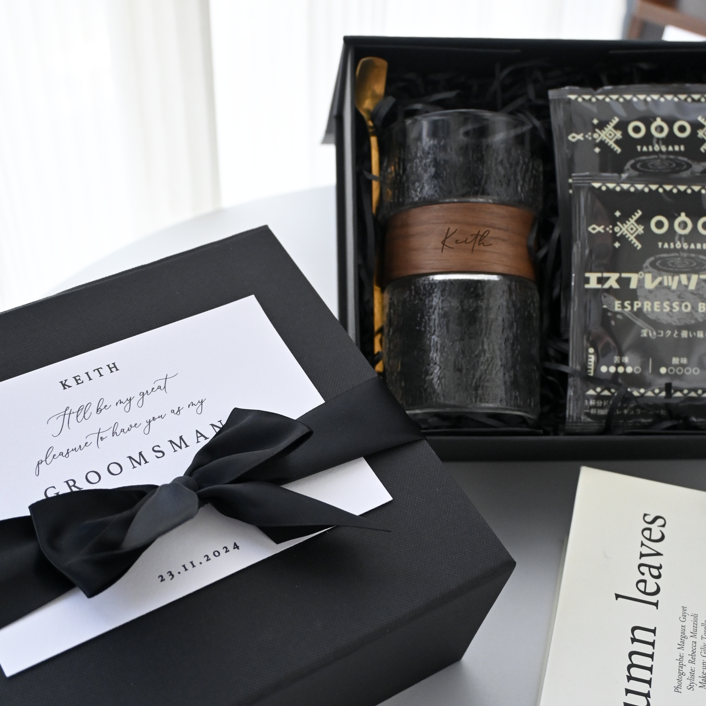 Personalised Groomsmen Gift Set - Morning Roast Singapore