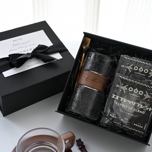 Personalised Groomsmen Gift Set - Morning Roast Singapore