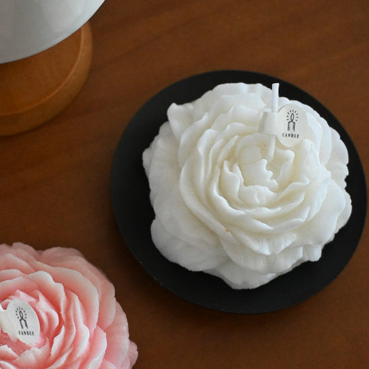 Flat Candle Holder (Black)