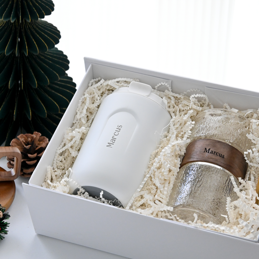 Personalised Morning Warmth Gift Set Singapore - White