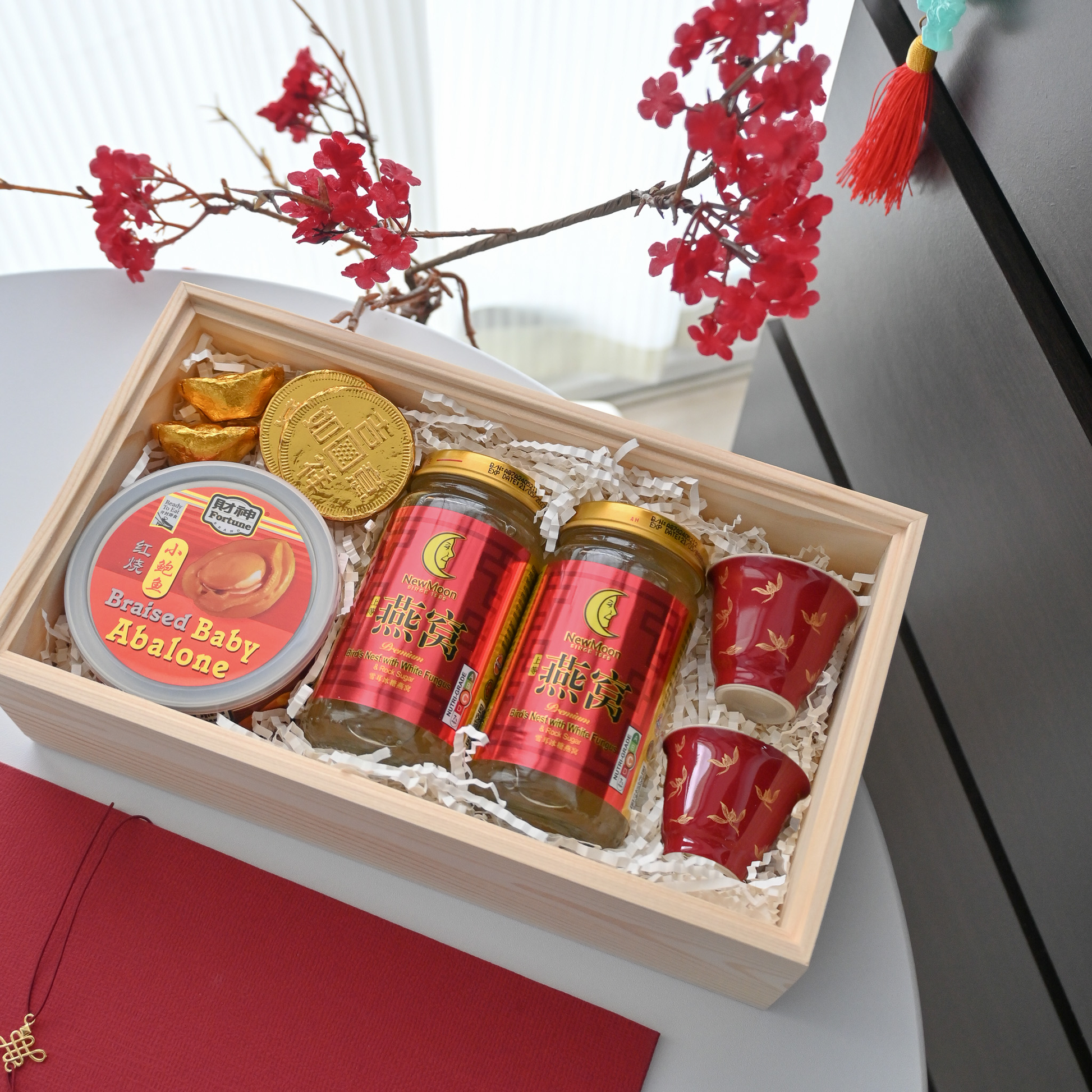 Personalised Blossom Chinese New Year Gift Set Singapore