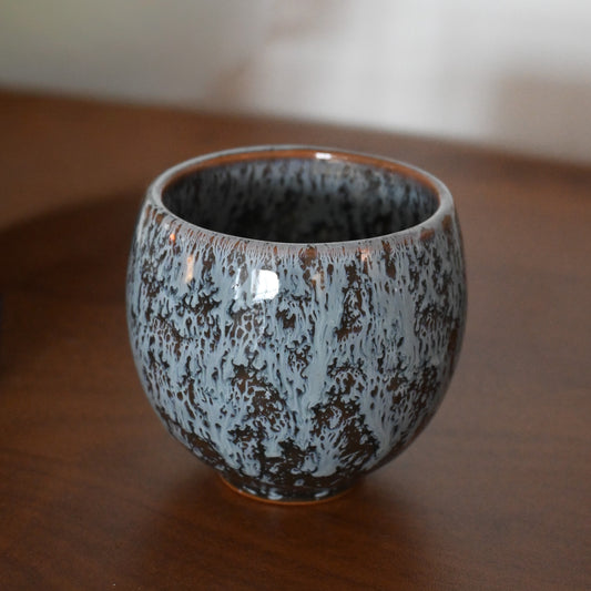 Blue Splatter Cup