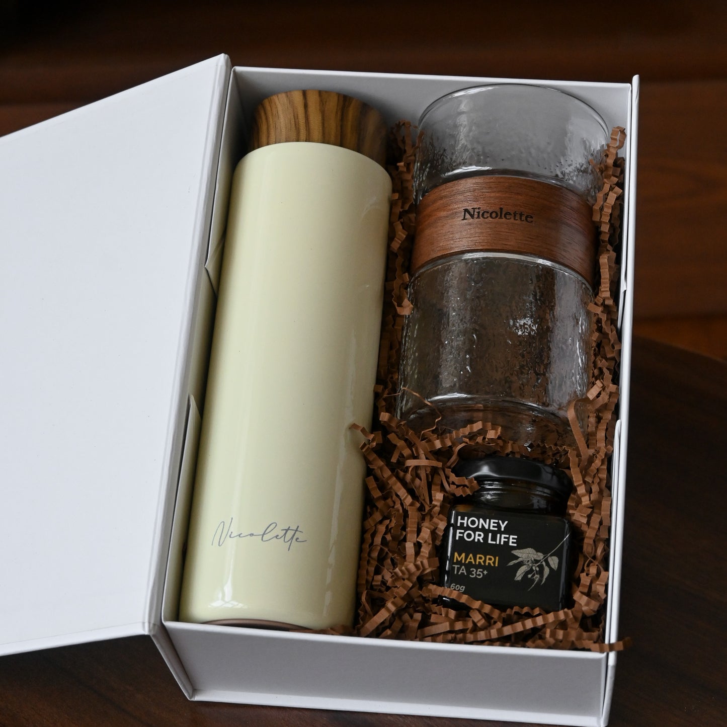 Personalised Oak & Honey Gift Set Singapore