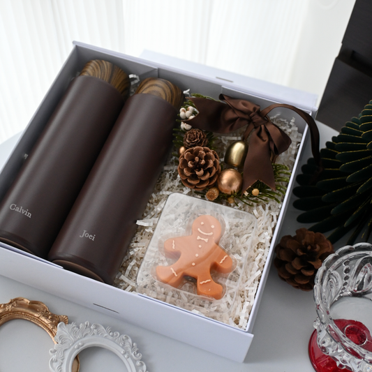 Personalised Couple Christmas Gift Set Singapore - Warm Christmas Love II