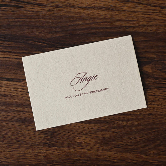 Personalised Greeting Card (Cherished)