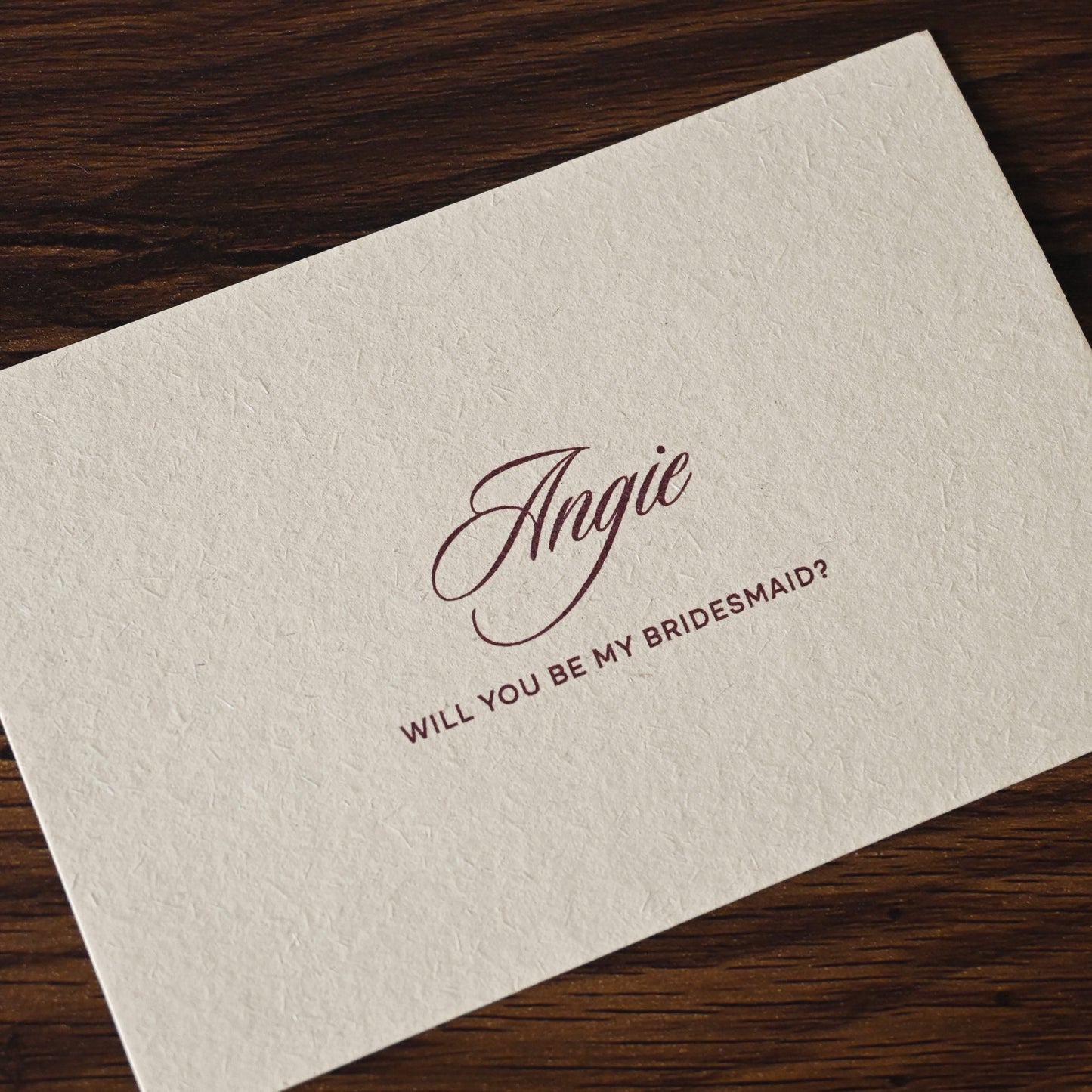 Personalised Greeting Card (Cherished)