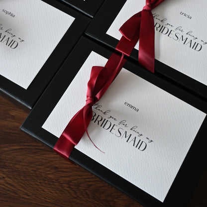 Personalised Bridesmaids Gift Set - Midnight Rosé Singapore