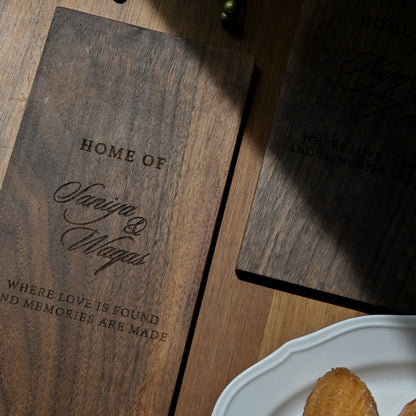 Personalised Home Sign – Signature Keepsake Singapore