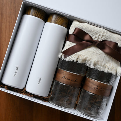 Personalised Housewarming/Wedding Couple Gift Set - Eternal Promise Singapore