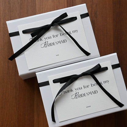 Personalised Black & White Gift Box Singapore
