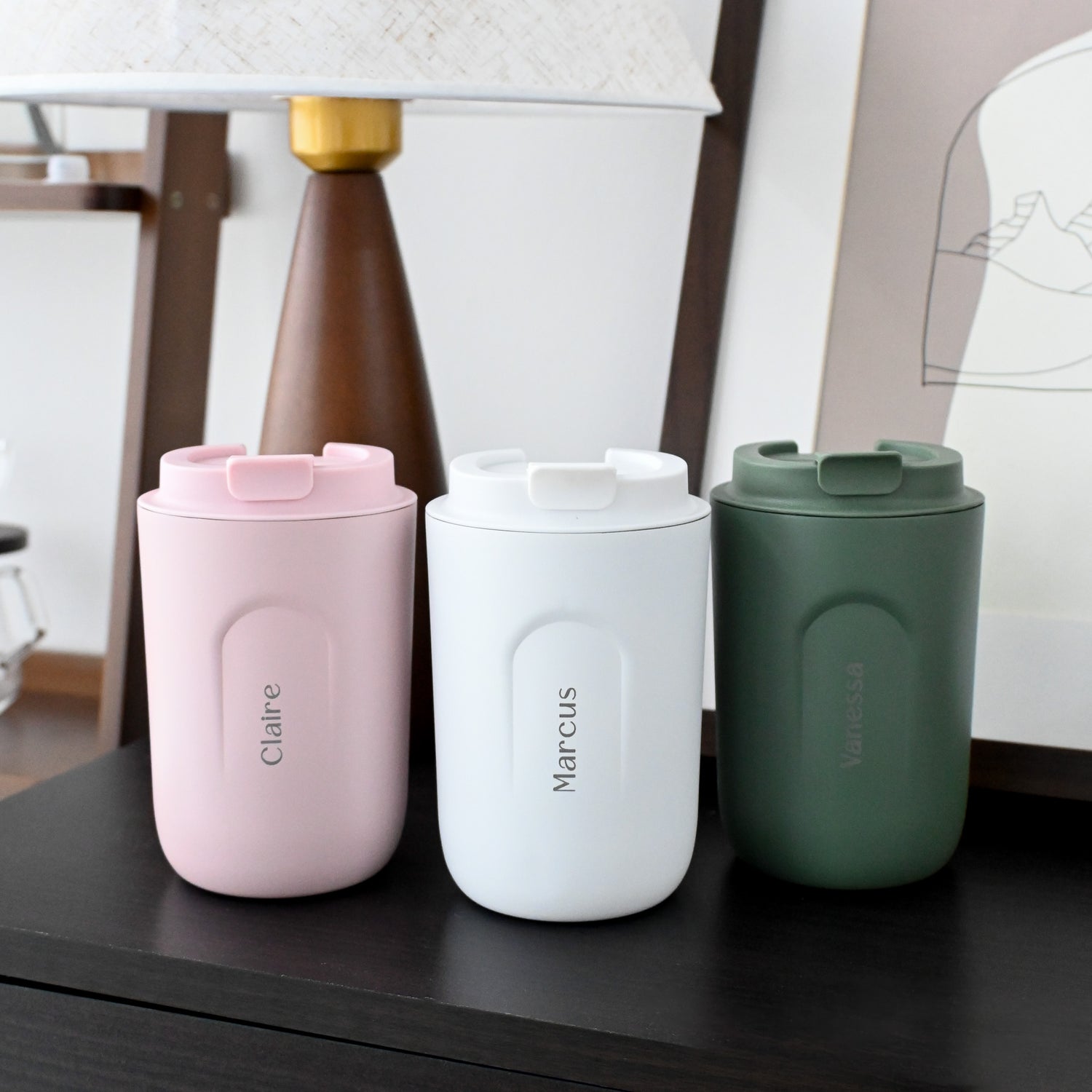 Personalised Engraved Insulated Stainless Steel Tumbler (4 Colours) Gift Singapore