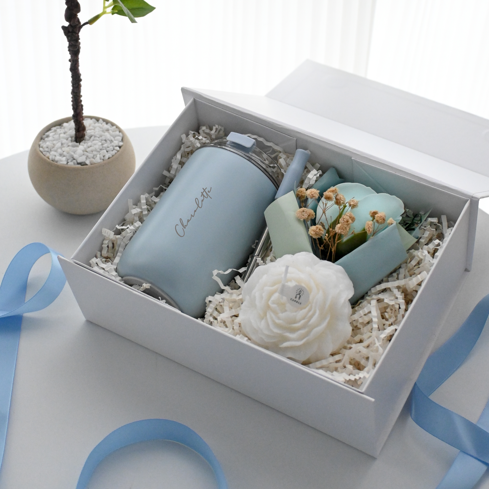 Personalised Blue Bliss Gift Set for Her Singapore