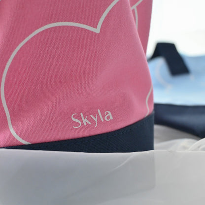 Personalised Water Bottle Holder (Pink/Blue/Lilac)