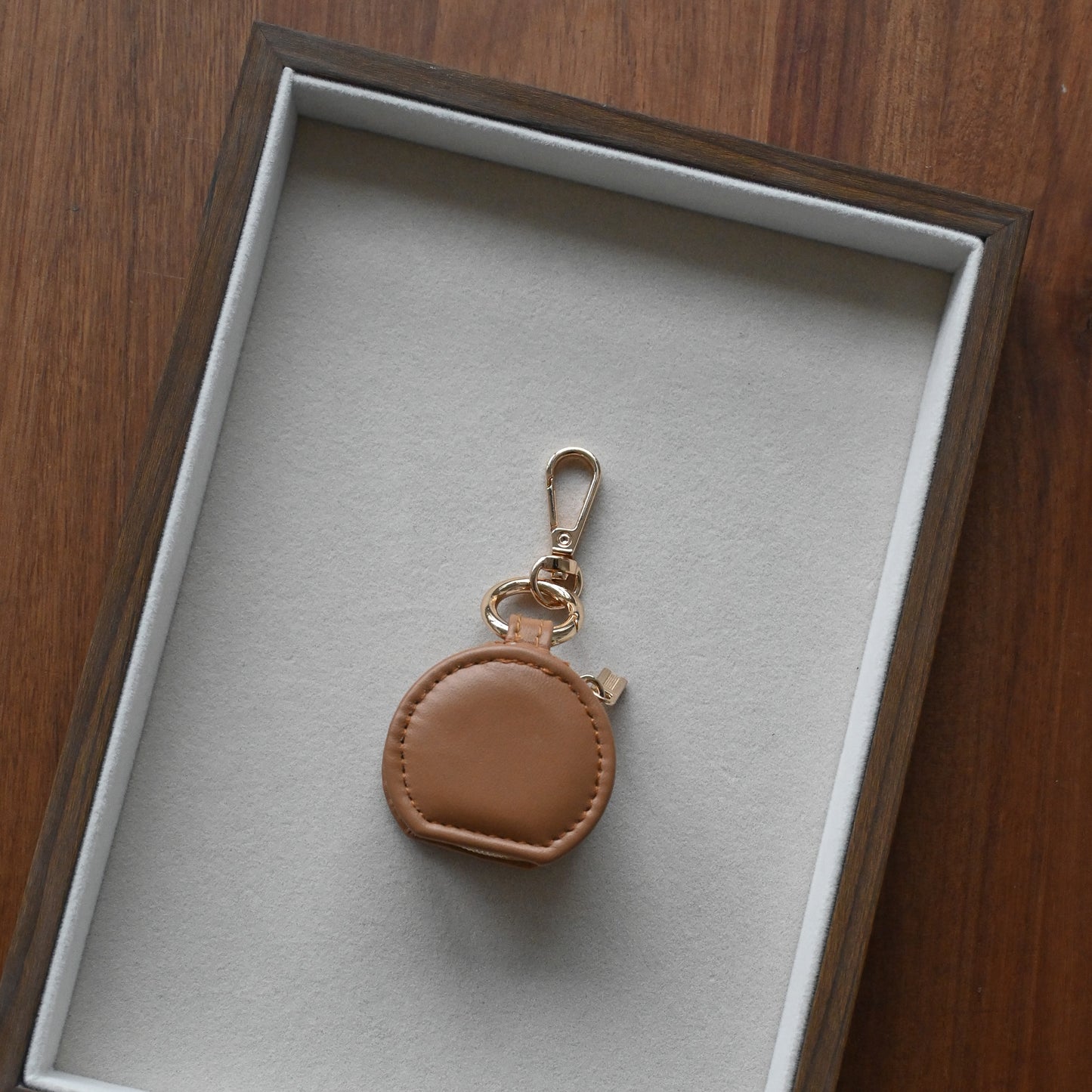 Mini Jewellery Pouch (Brown)