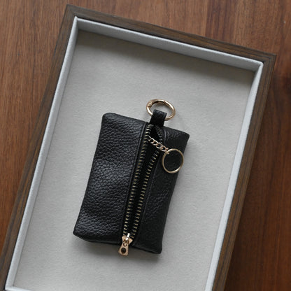 Flat Zip Pouch (Black)
