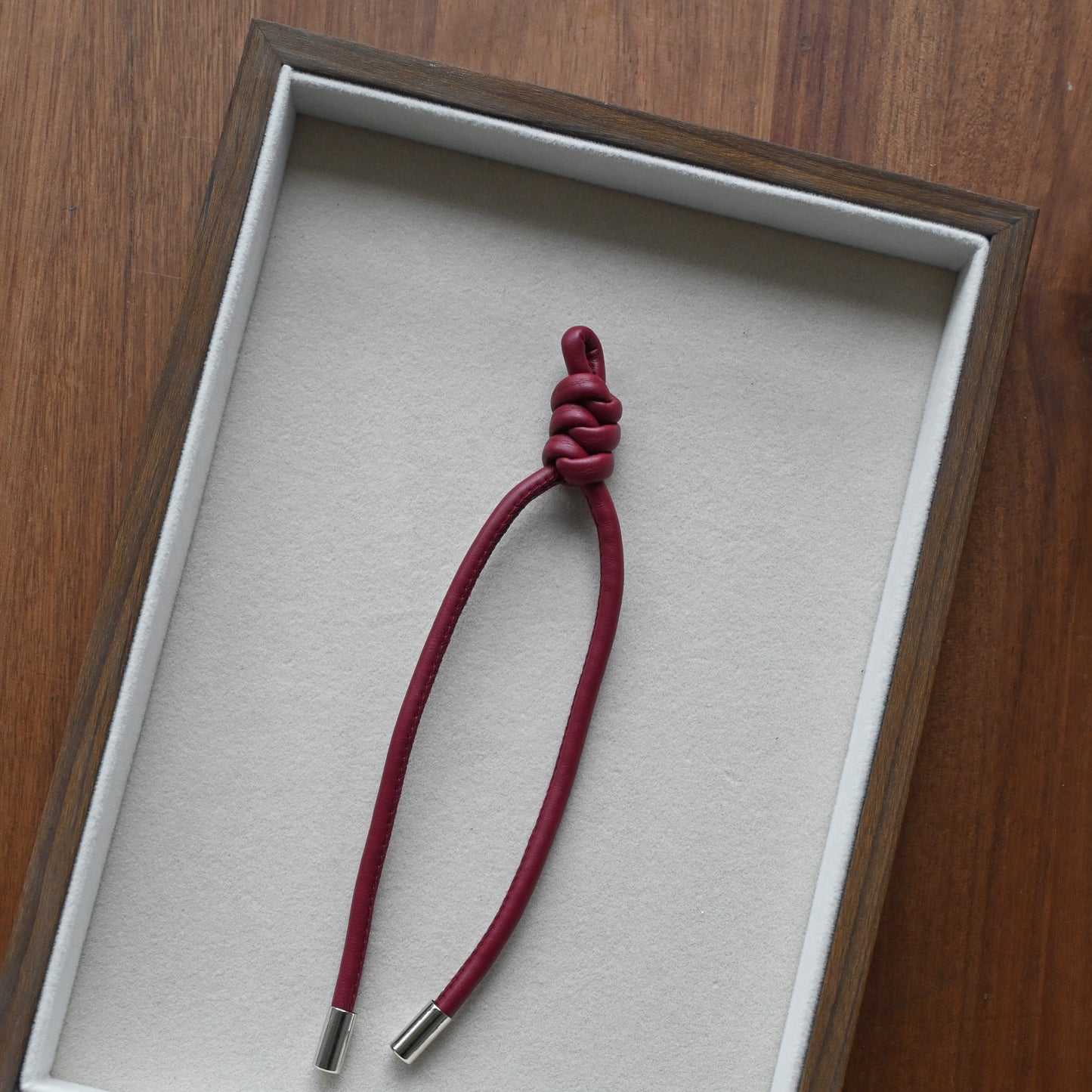 PU Leather Strap (Wine Red)