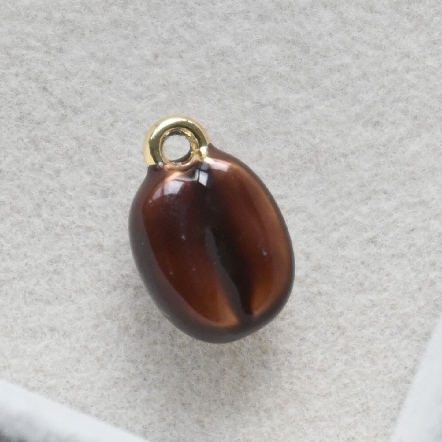 Coffee Bean Charm (Gold)