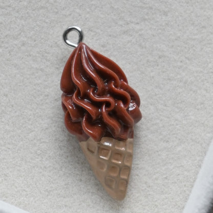 Ice Cream Charm (Brown/Chocolate)