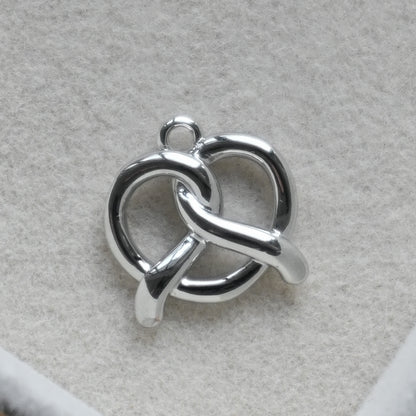 Pretzel Charm (Silver)
