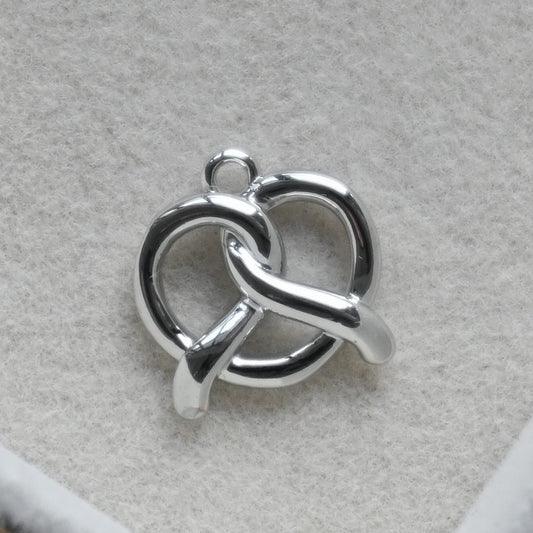 Pretzel Charm (Silver)