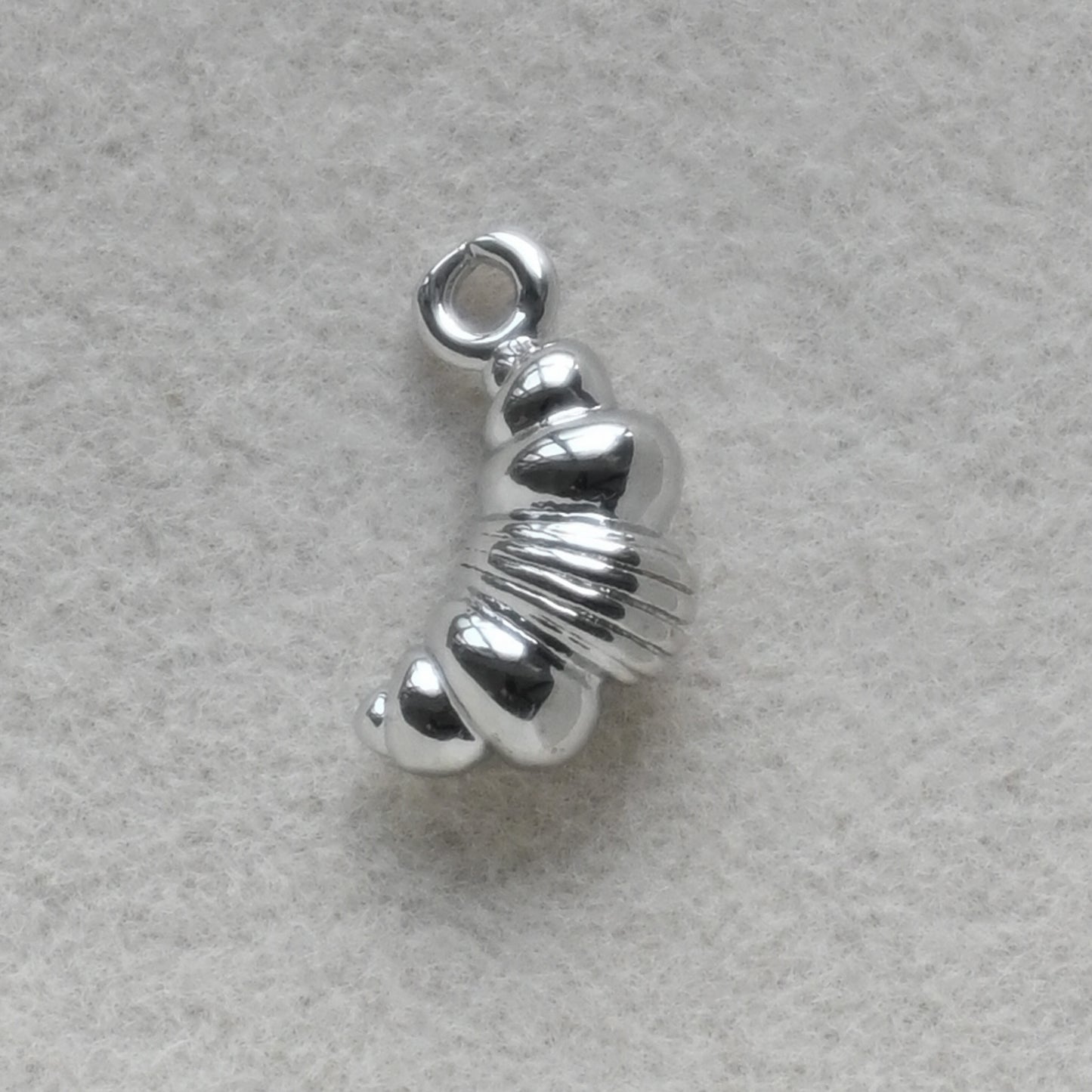 Croissant Charm (Silver)