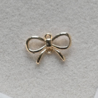 Ribbon Charm (Gold)