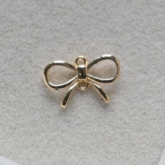 Ribbon Charm (Gold)