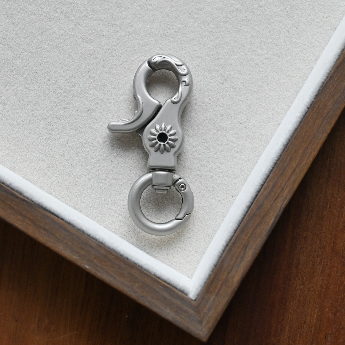 Matte Silver Clasp/Hook