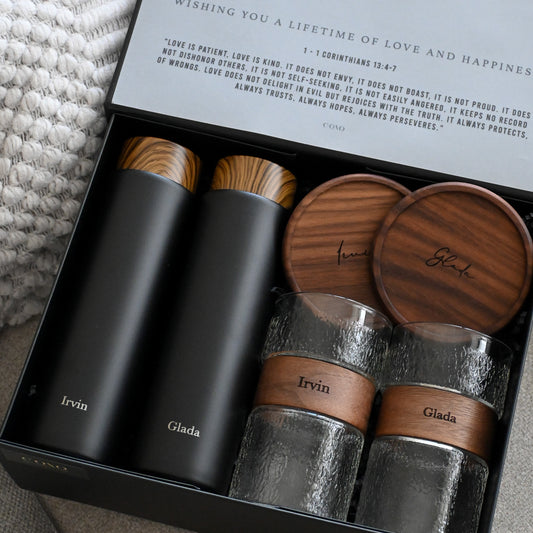 Personalised Housewarming/Wedding/Anniversary Couple Gift Set - Eternal Bond Singapore