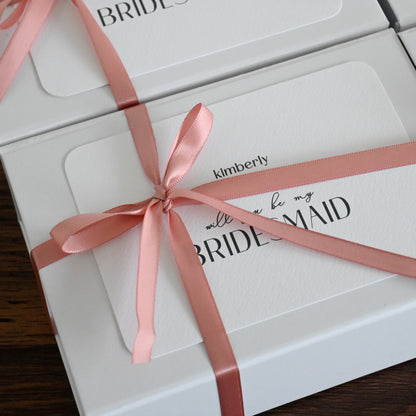 Personalised Pink & White Gift Box