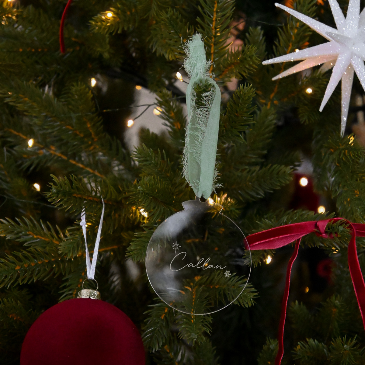 Personalised Bauble Christmas Ornament Singapore