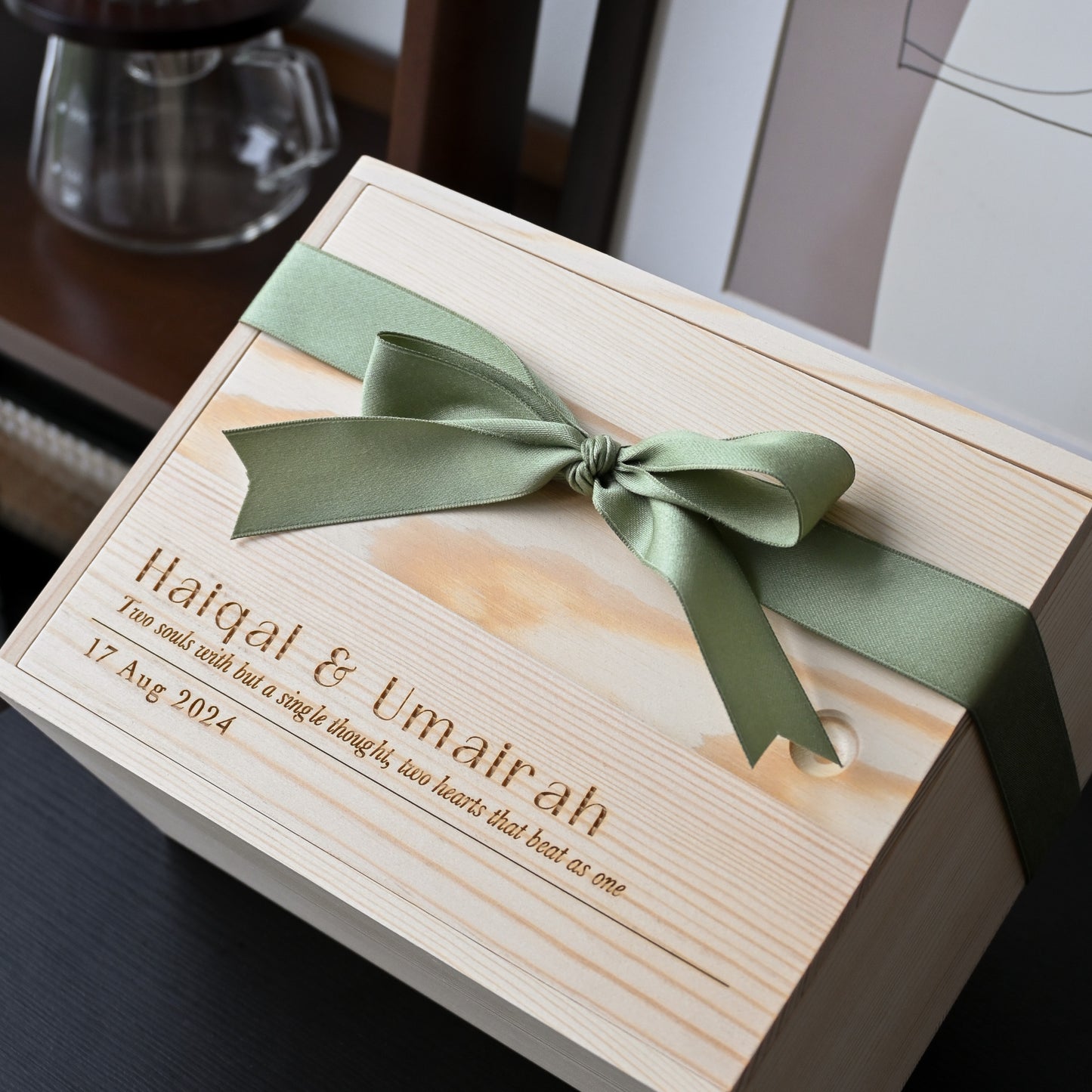 Personalised Housewarming/Wedding Couple Gift Set - Run Wild in Love