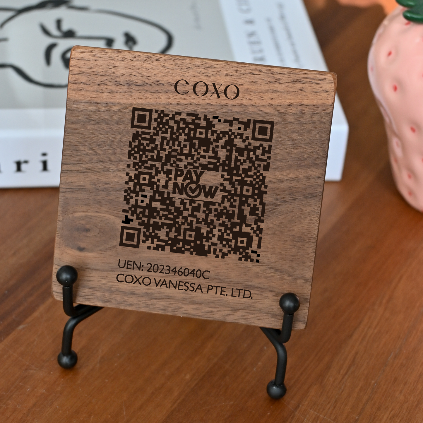 Personalised QR Code Display Sign for home or business singapore