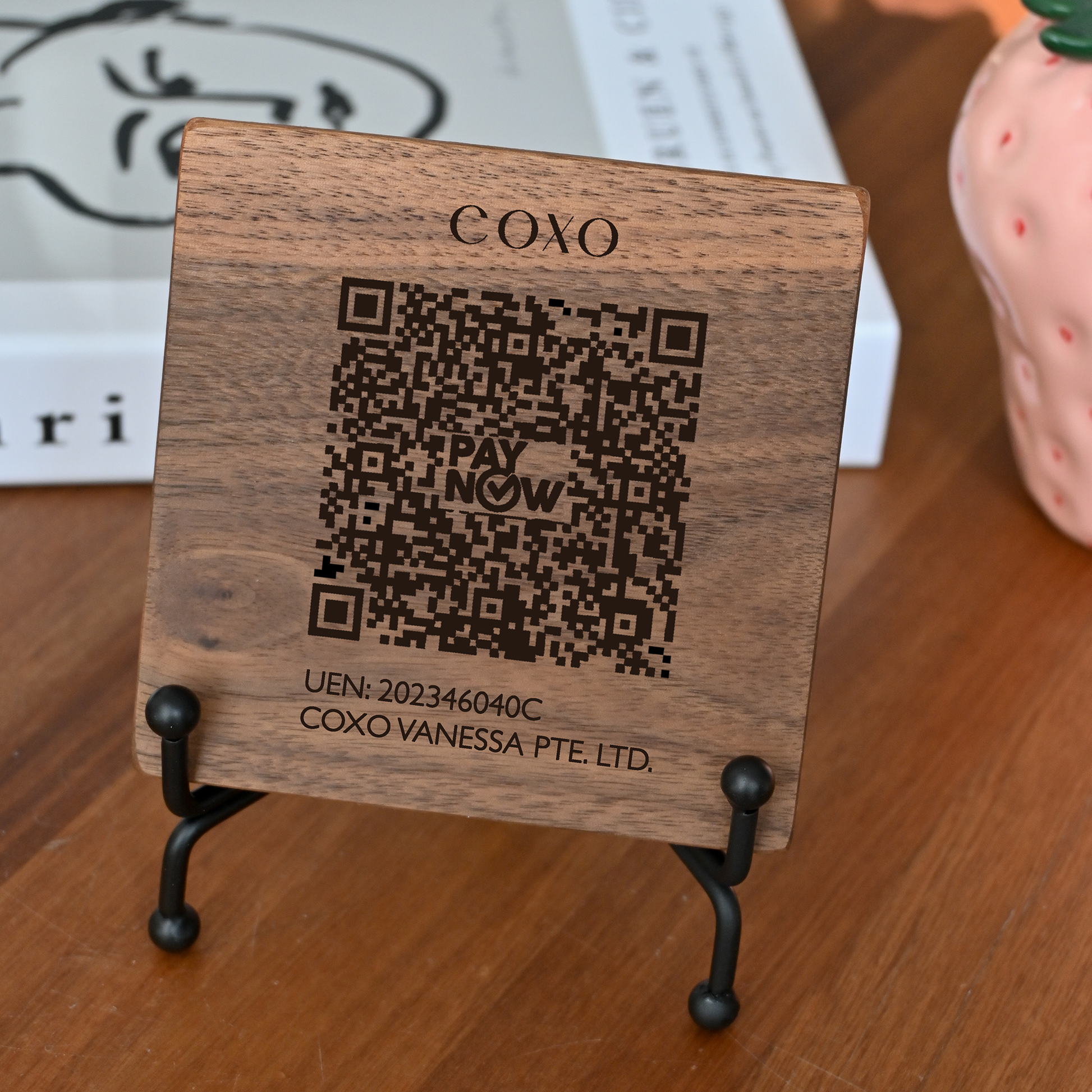 Personalised QR Code Display Sign for home or business singapore